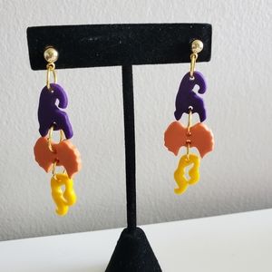 Hocus Pocus clay earrings